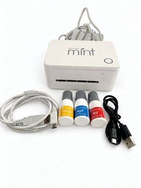 Silhouette Mint with Power Cord USB Cable Inks | Custom Stamp Maker
